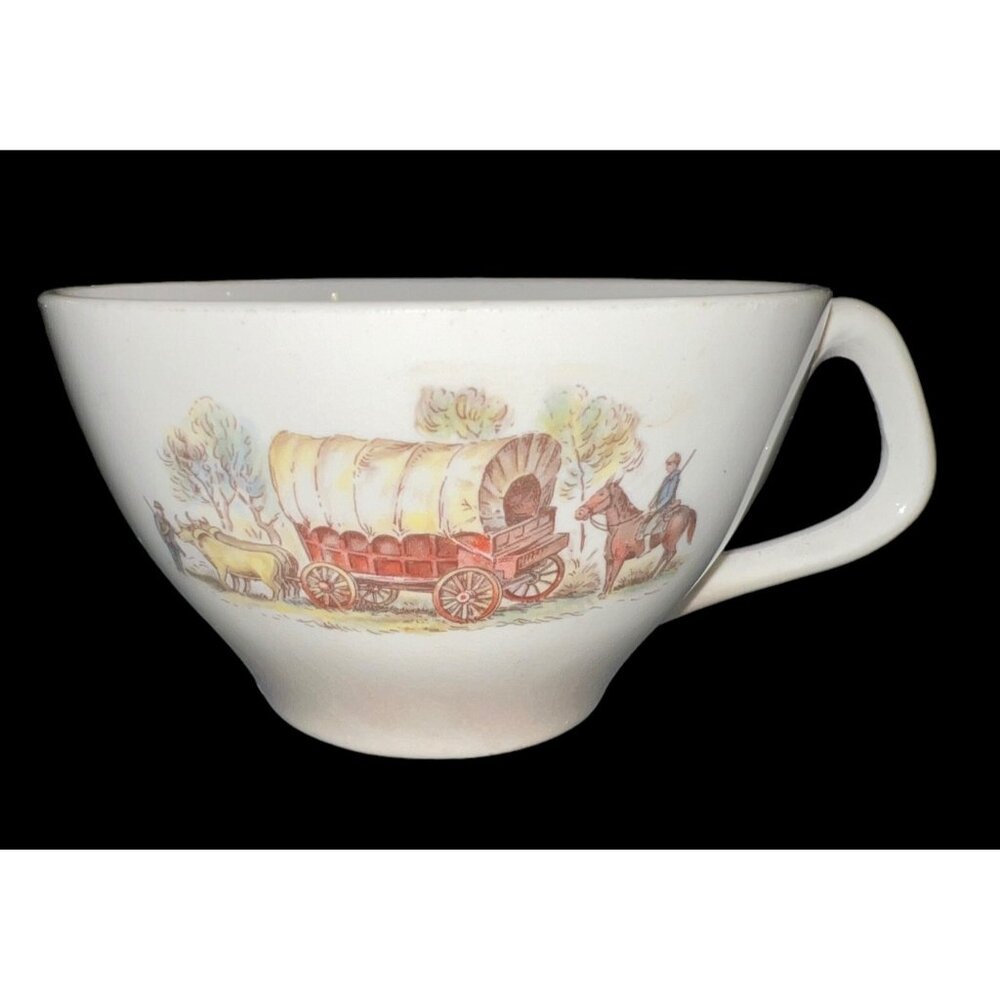 Canonsburg Pottery Chicago Tea Cup Mid American Heritage 1868-1870 Replacement